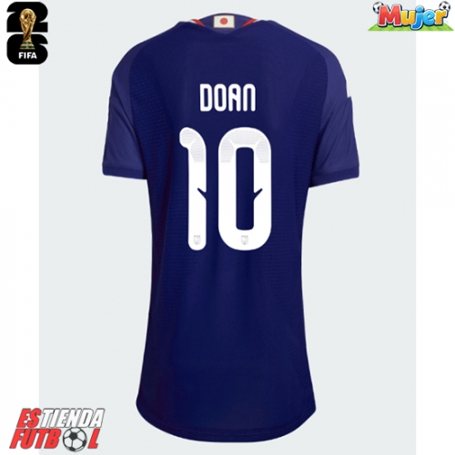 Japón Ritsu Doan #10 Primera Equipación Mujer Mundial 2026 Manga Corta